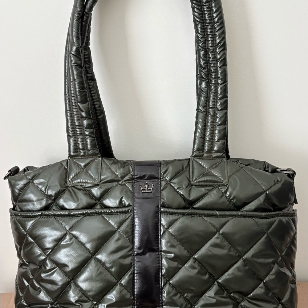 Oliver Thomas Dark Green Maxed Out Wanderlust Tote Bag